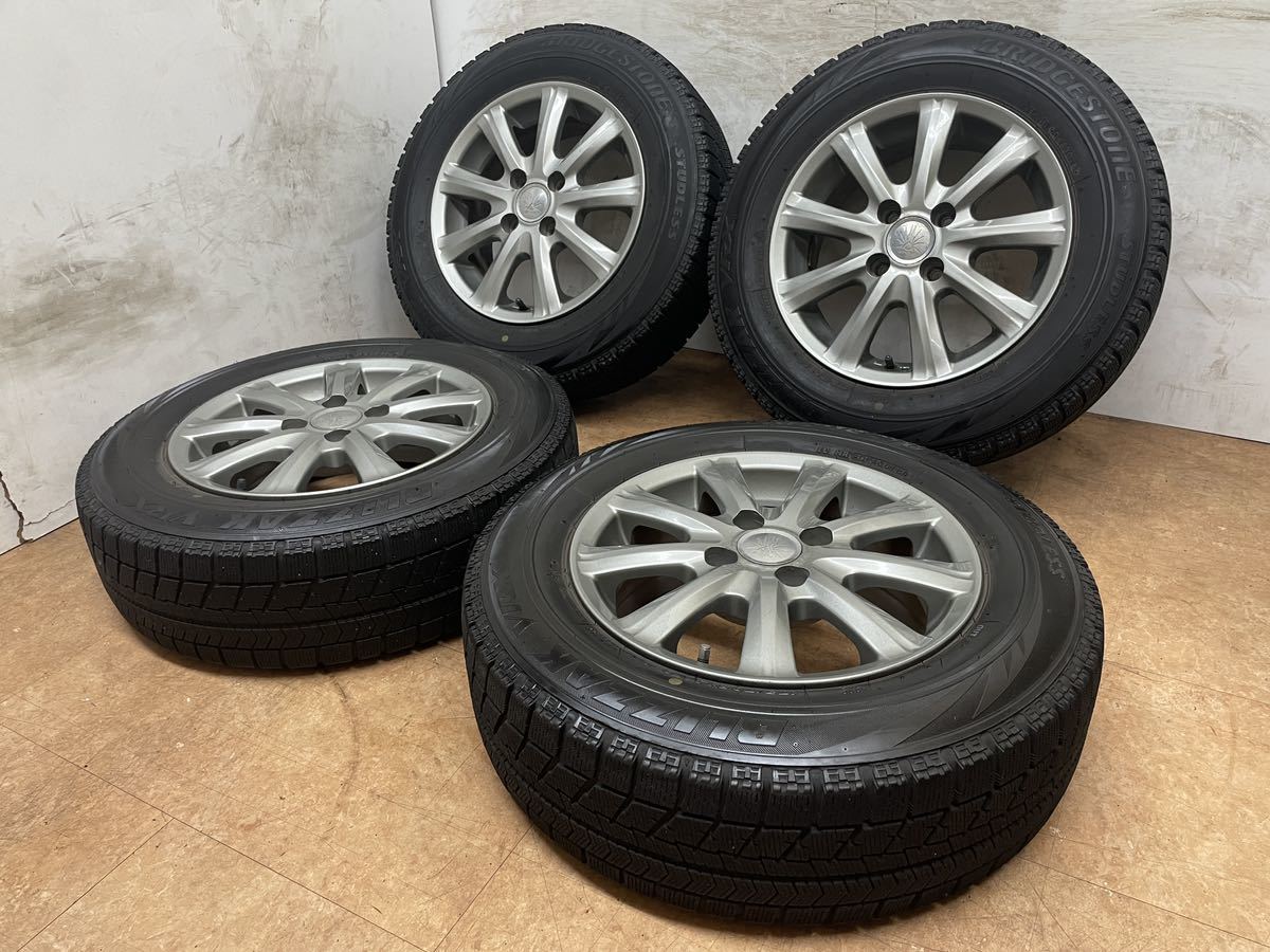 お買い得，本物保証 STYTE 14インチ 5.5J +38 PCD100 4H ブリヂストン ブリザック 175/70R14 アクア ポルテ シエンタ キューブ フィット デミオ(スタッドレスタイヤ)｜売買されたオークション情報、yahooの商品情報をアーカ 4穴