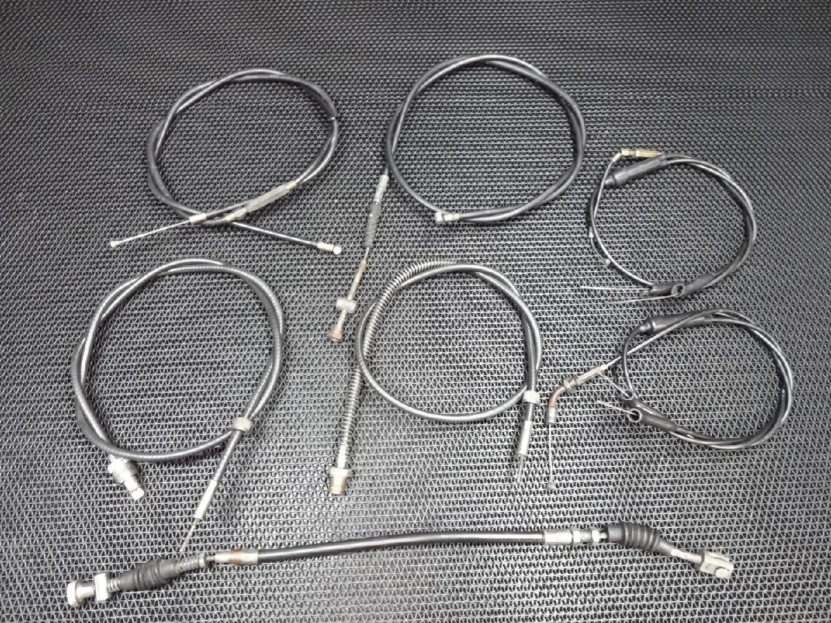 カワサキ W1S初期 ワイヤー1台分SET （実動車 W1 W2SS W1SA 深 