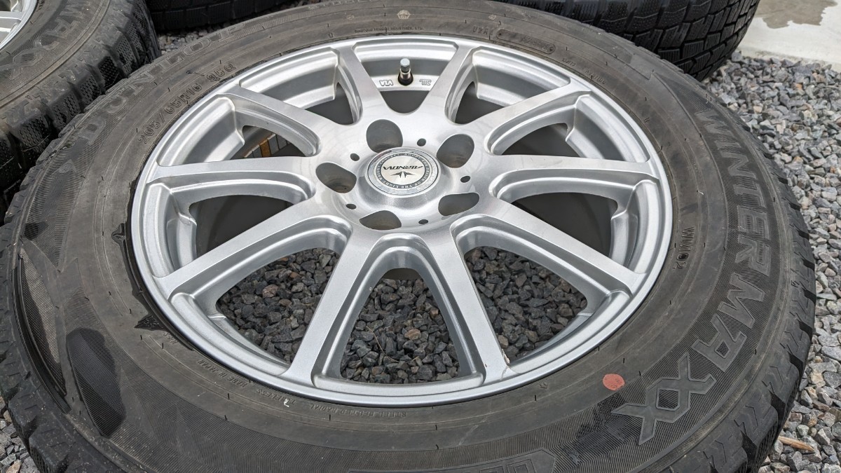 205/65R16 スタッドレスタイヤホイールセット 10系アルファードに装着 