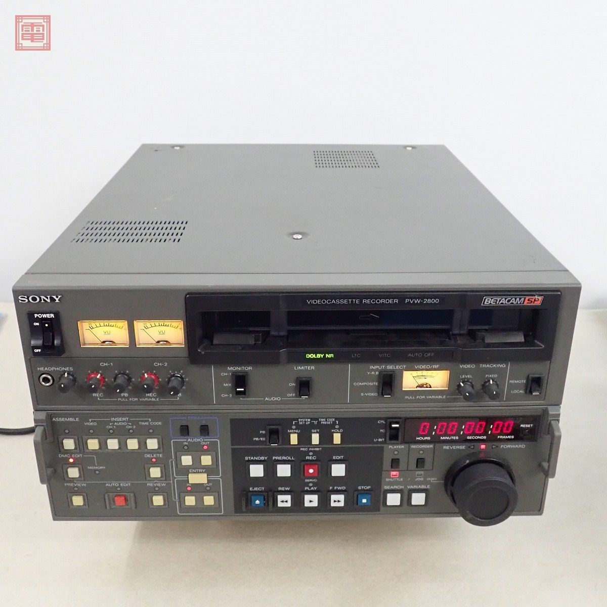 SONY 業務用ビデオカセットレコーダー BETACAM SP PVW-2800 ソニー 