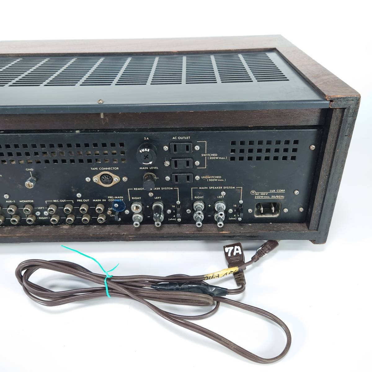 音出し確認済 LUXMAN 管球式 プリメインアンプ SQ38FD 真空管 