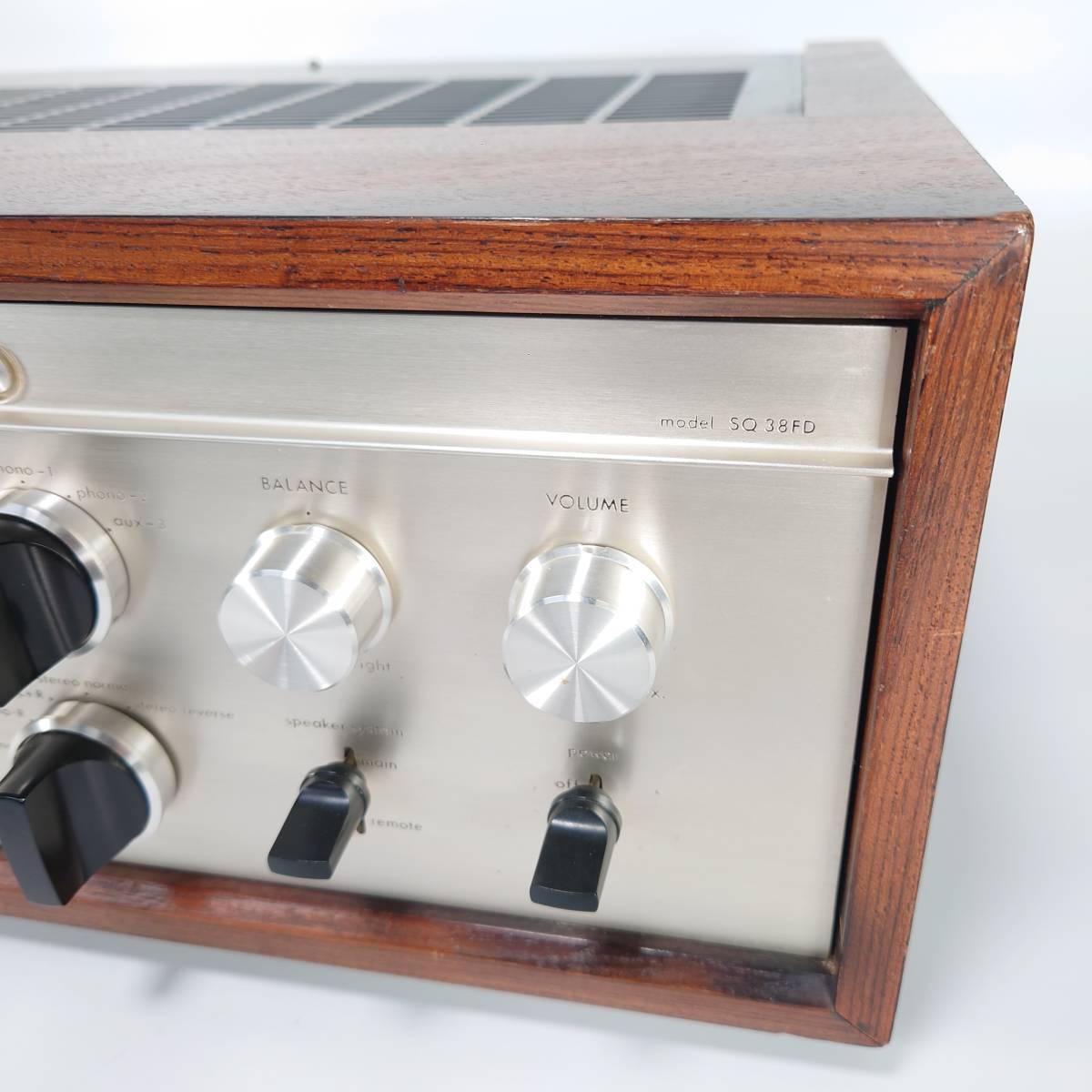 音出し確認済 LUXMAN 管球式 プリメインアンプ SQ38FD 真空管 