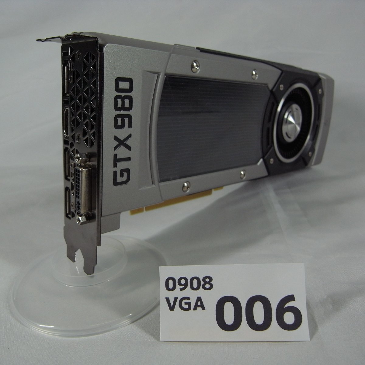 0908V-06★通電確認済★ELSA GeForce GTX 980 4GB/GeForce GTX 980/4GB/DisplayPort x3/HDMI/DVI PCI-Eビデオカード