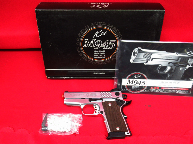 KSC M945 S&W COMPACT コンパクト シルバー フィニッシュ 3インチ ガス