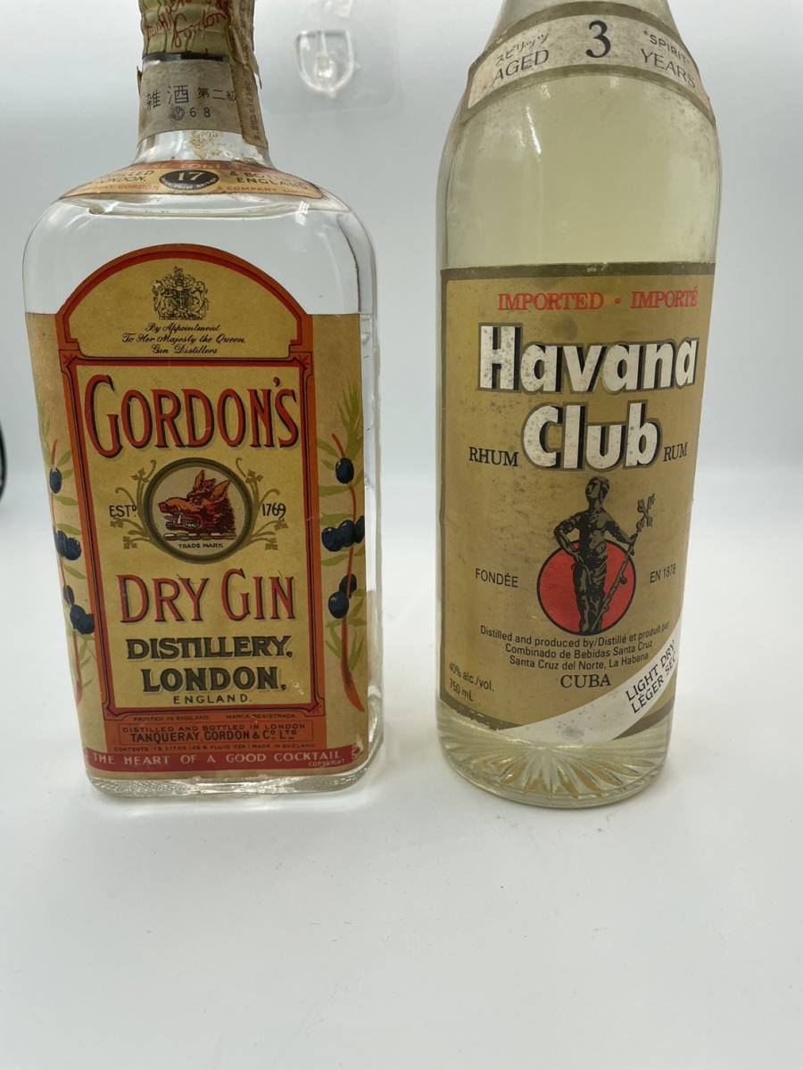 ゴードン ドライジン ティンキャップボトル 未開栓