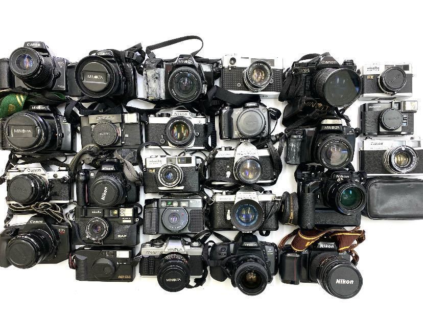 1円 一眼レフカメラ フィルムカメラ レンズ Canon MINOLTA PENTAX