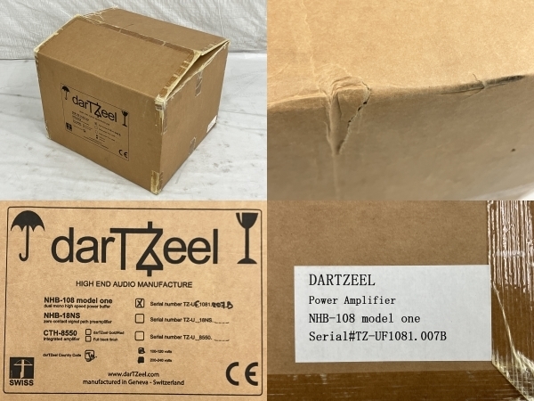 darTZeel NHB-108 model one ハイエンド ステレオパワーアンプ