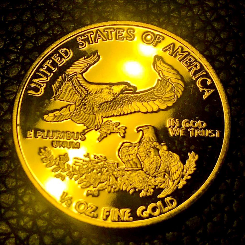 アメリカ 金貨 USA イーグル金貨 2021年 自由の女神 小型金貨 カプセル付き 2020年