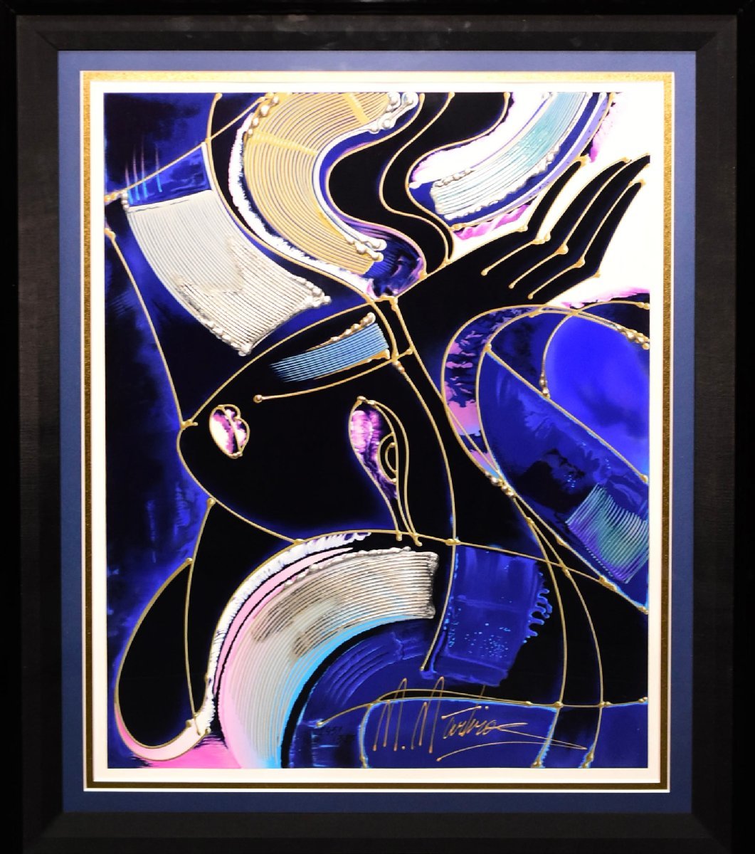 真作】マーティロ・マヌキアン『スターリオンナイト』245/395 版画