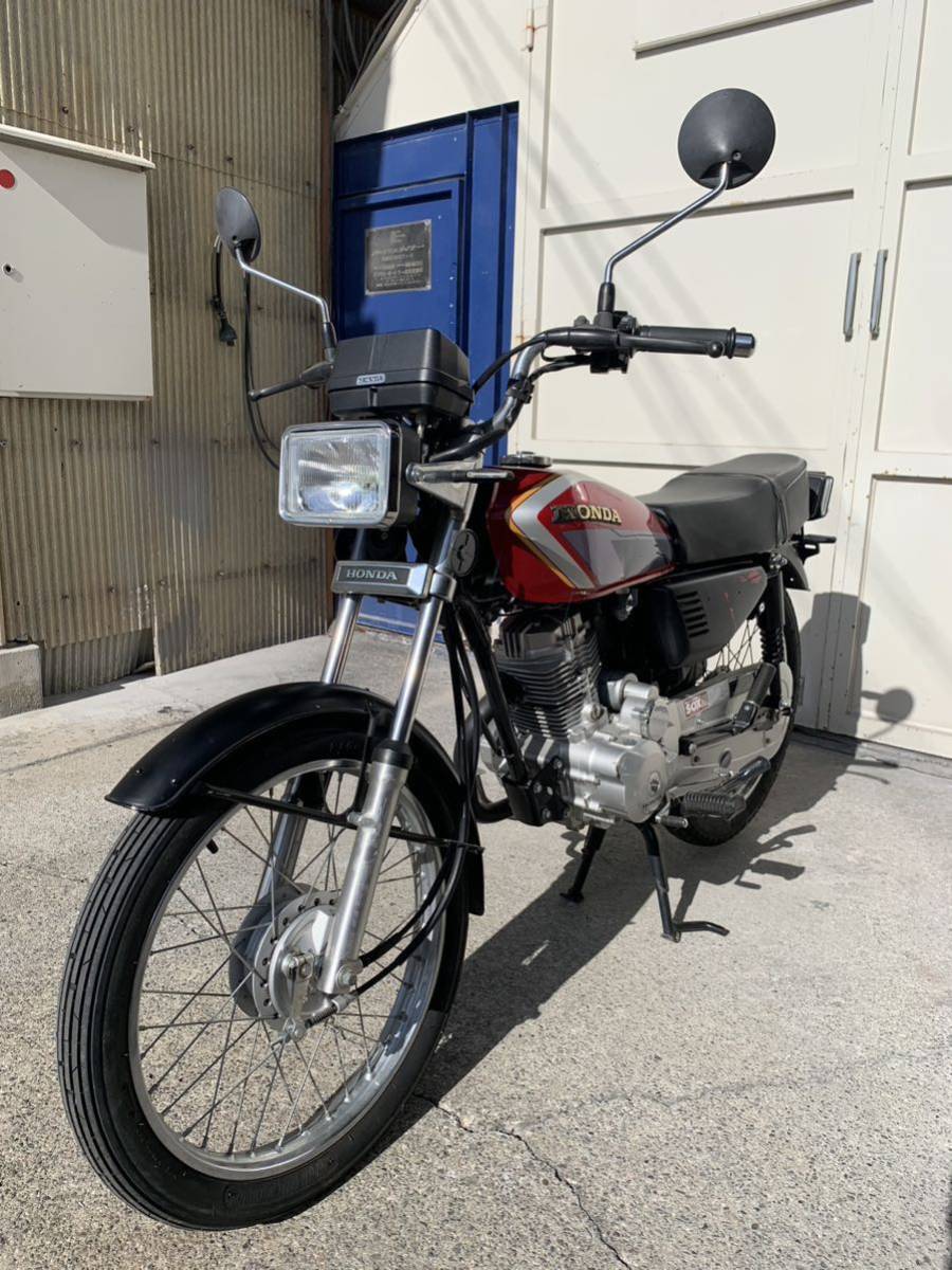 ☆長野市より☆エンジン絶好調 部品取り 事故車 CG125 検索用 カブ 