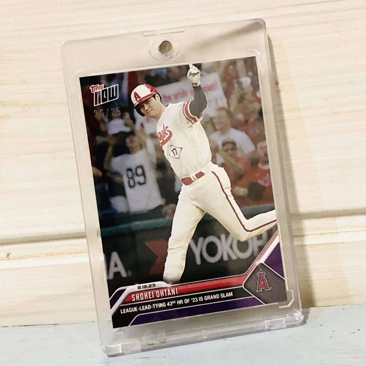 大谷翔平 topps now 大会初の二刀流 /49 WBC 優勝 2023 49枚限定】大谷