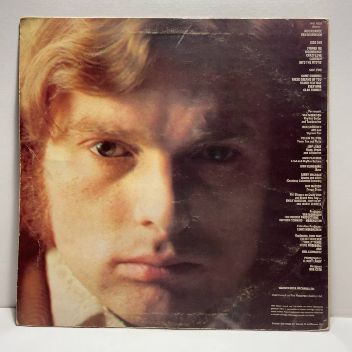 Vinyl レコード Van Morrison Moondance WS 1835 UK PRESSING(1970
