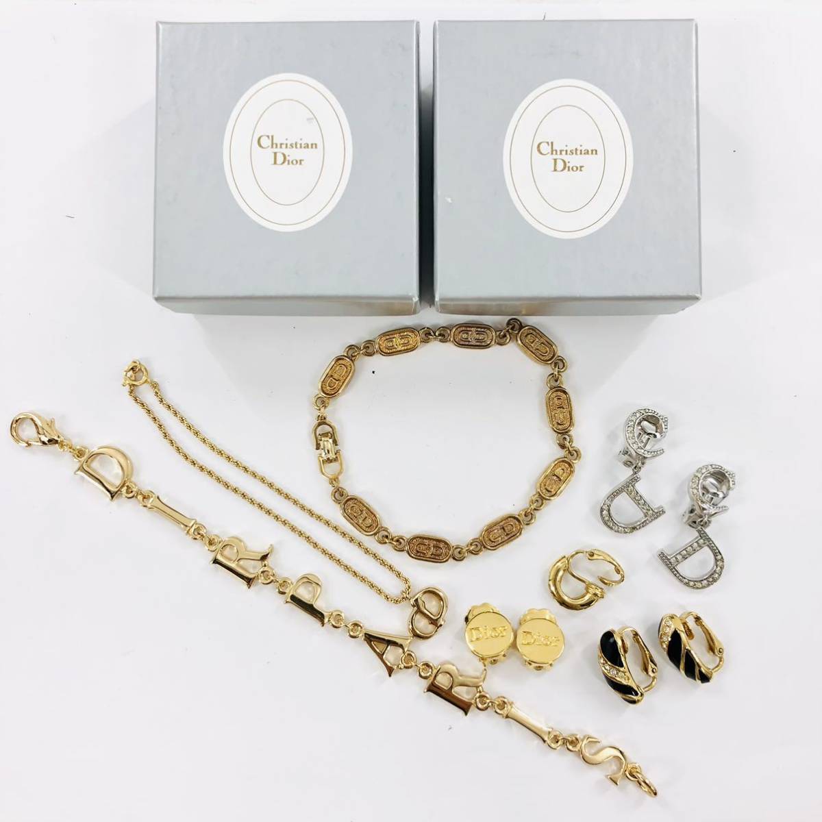 8点セット Dior△アクセサリー△まとめ』LB-556 ディオール CDロゴ ブレスレット