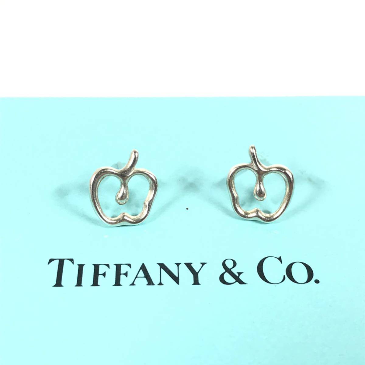 ティファニー】本物 TIFFANY&Co. ピアス アップル りんごモチーフ
