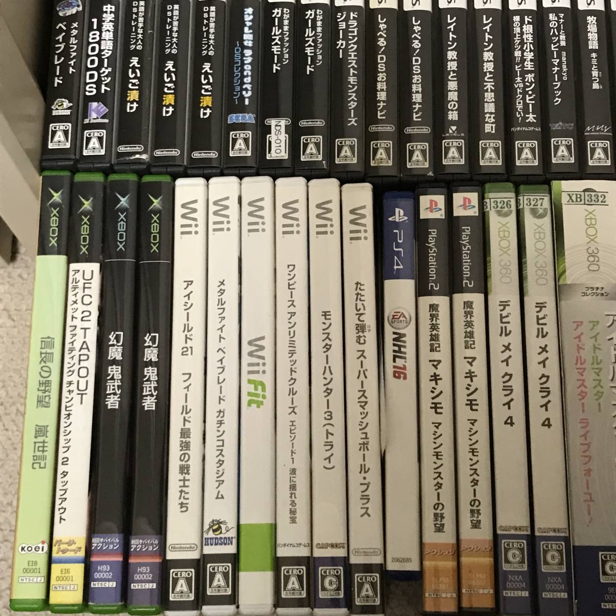 中古 XBOX360ゲーム ソフト 大量 まとめ 処分 赤字 せどり 180本以上