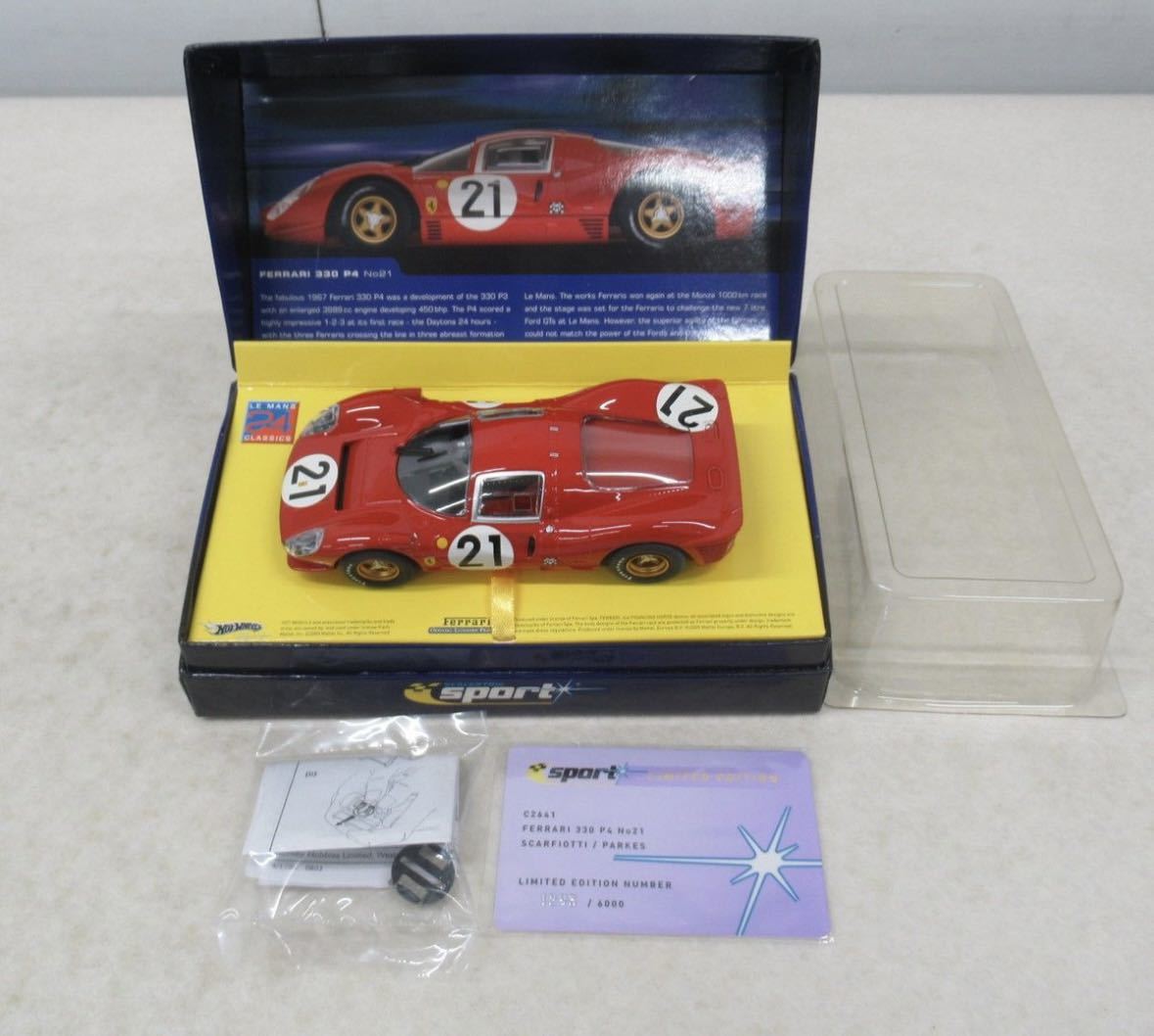 SCALEXTRIC 1/32 Ferrari 330 P4 ル・マン 1967スロットカー