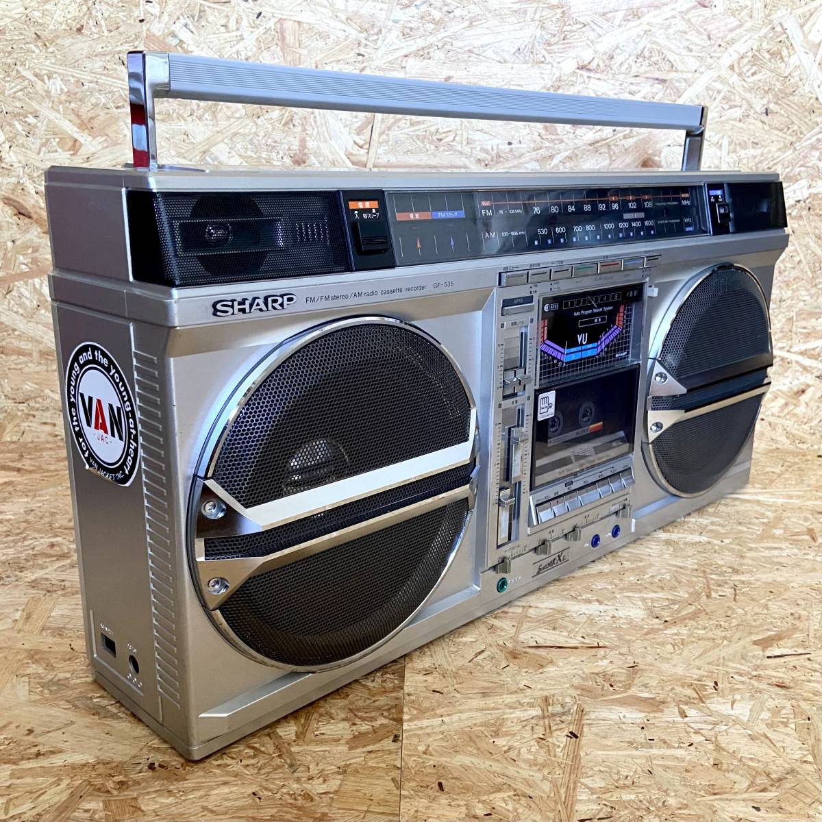 SHARP GF-535 シャープ - 大型ラジカセ THE SEARCHER-XL ラジオ動