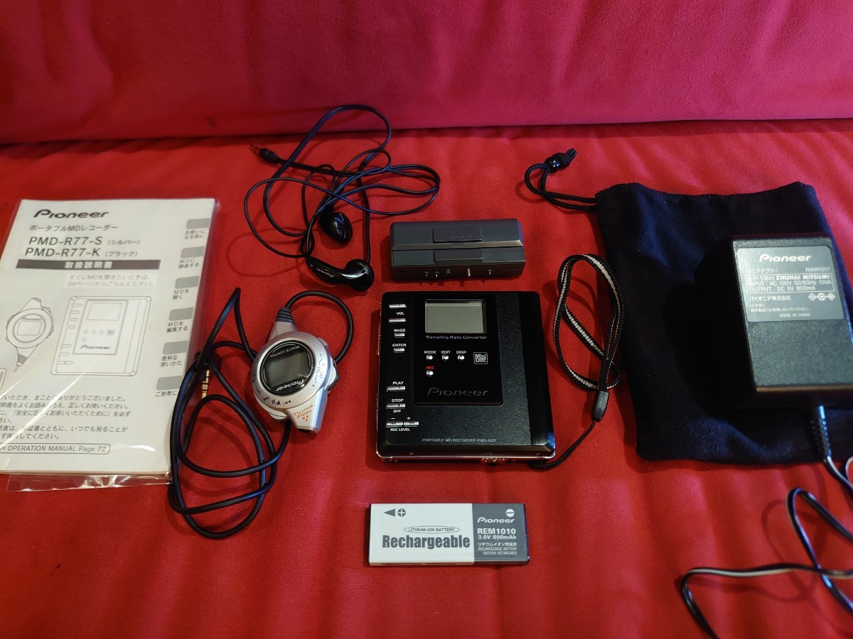 Pioneer】PMD-R77 PORTABLE MD RECORDER パイオニア ポータブル MD