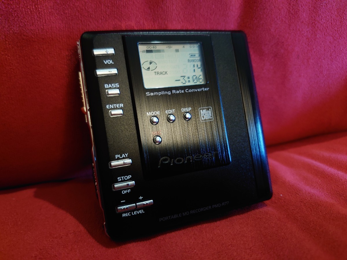 Pioneer】PMD-R77 PORTABLE MD RECORDER パイオニア ポータブル MD