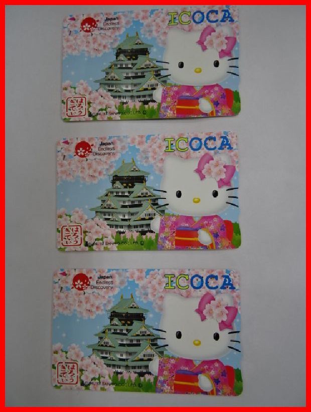 ICOCA ハローキティ Japan 鉄道ICカード 記念デザイン イコカ 39