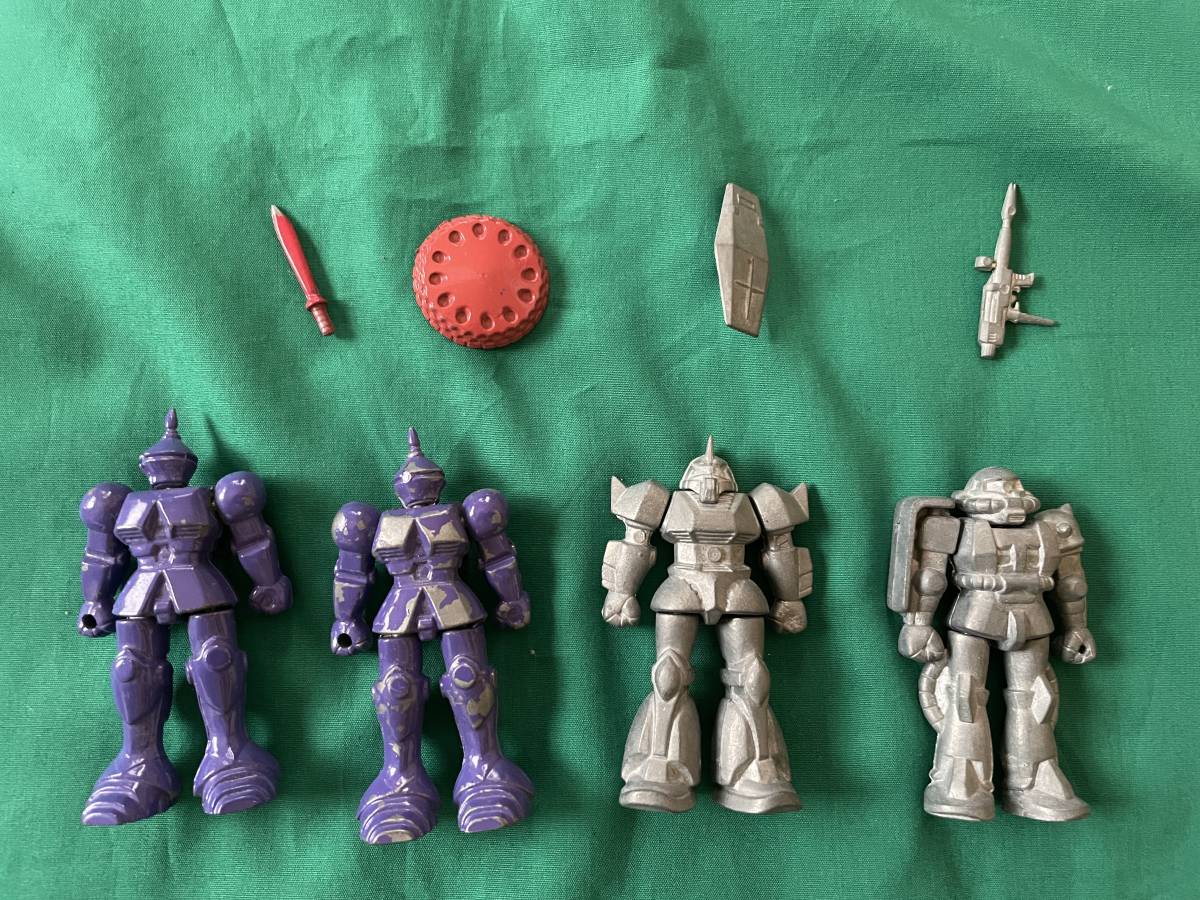送料無料，安い 機動戦士ガンダム ダイキャスト ダイカスト 超合金 計4体セット ギャン2体 ゲルググ1体 ザク1体 付属品一部(機動戦士ガンダム)｜売買されたオークション情報、yahooの商品情報をアーカイブ公 機動戦士ガンダム
