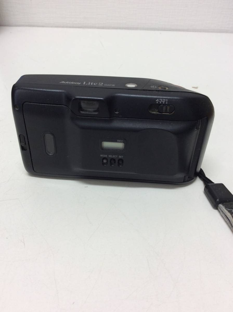 S1009　Canon キャノン Autoboy Lite2 DATE オートボーイ 35mm 4.5 カメラ フィルムカメラ ライト部分割れ有 動作未確認 ジャンク品扱い_4