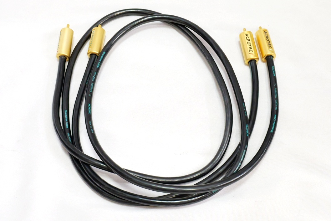 □ゆうパケット対応！即決！ACROTEC 6N-A2200 約1m 2本セット RCA