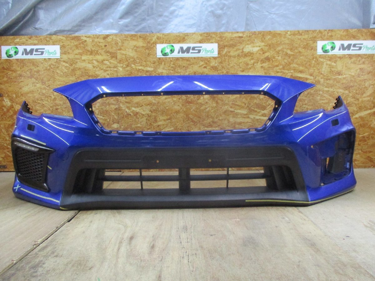 即決　WRX STI　VAG/VAB　後期　フロントバンパー　純正 / 57704VA050　WRX S4　青色系