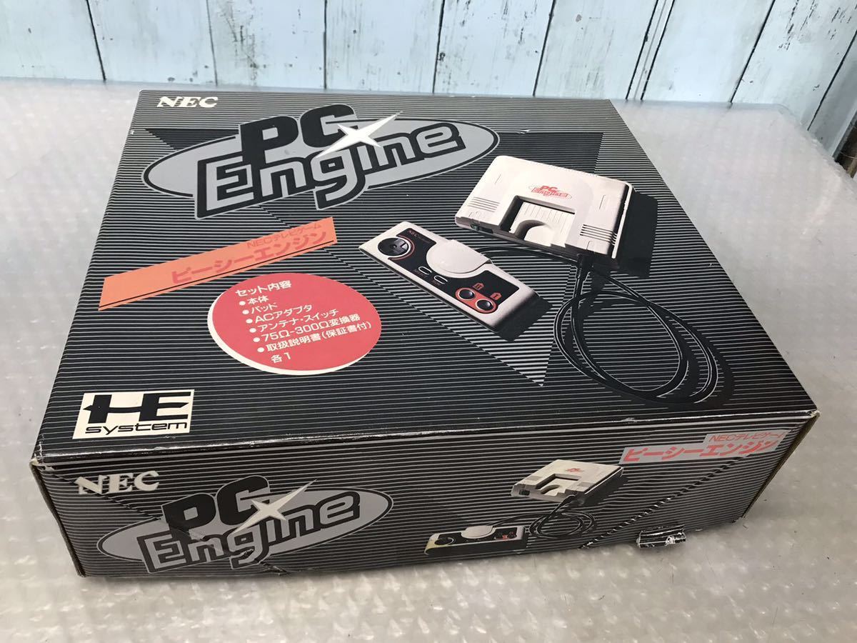 NEC PC Engine PCエンジン PI-TG001/BT-BG1/PAD-105 箱付き（80s） PC