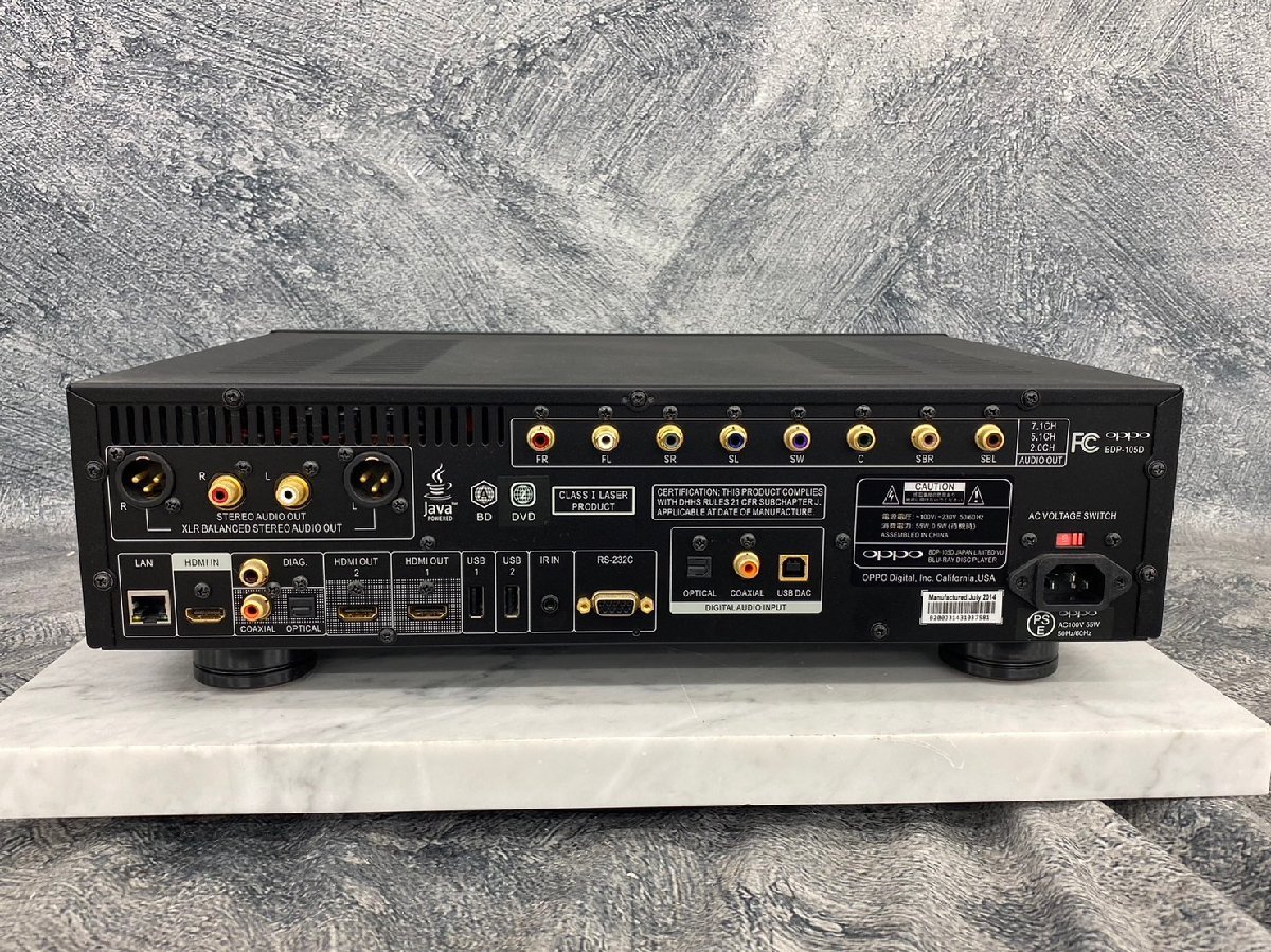 □t2359 現状品☆OPPO BDP-105D JP LIMITED オッポ ブルーレイディスク