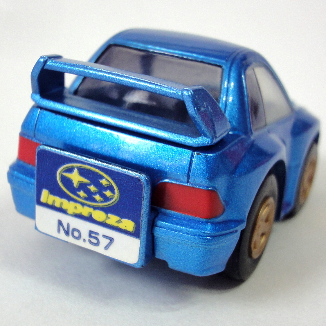 チョロQ インプレッサ No.57 箱付 ブルー GC8 GC 22B WRX STI スバル