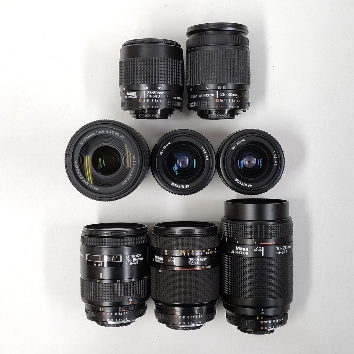 Nikon 1 NIKKOR 10-30mm f/3.5-5.6 【動作品】 Nikon AF Nikkor 35-70 2.8D ， 70-210 4-5.6D ， 70-300 4.5-6.3 他