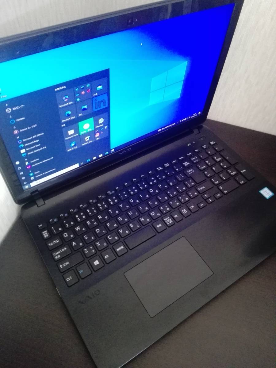 SONY VAIO(VJS151C11N)ブラック(第六世代)Core i7-6700HQ(2.6GHz)，8GB