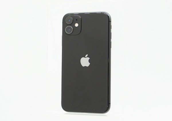 ◇ジャンク【SoftBank/Apple】iPhone 11 128GB SIMロック解除済み MWM02J/A スマートフォン ブラック ネットワーク利用制限△