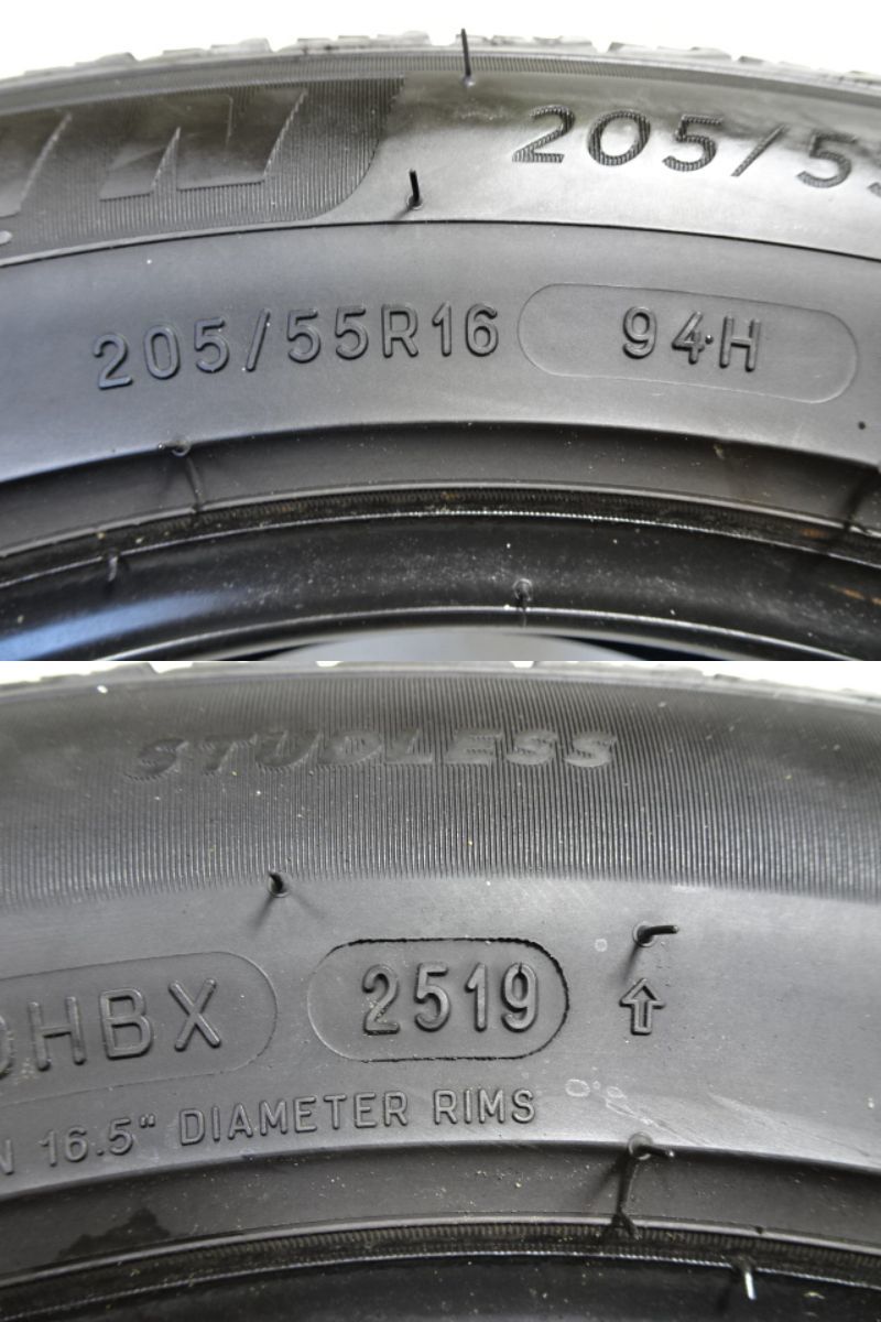 Y-74 送料無料/代引OK ランクE 中古 205/55R16 ミシュラン X-ICE3+