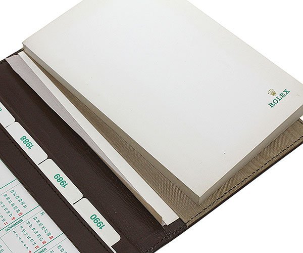 1円～まとめ売り！非売品 レア品 ROLEX 手帳型のメモ帳 8冊セット