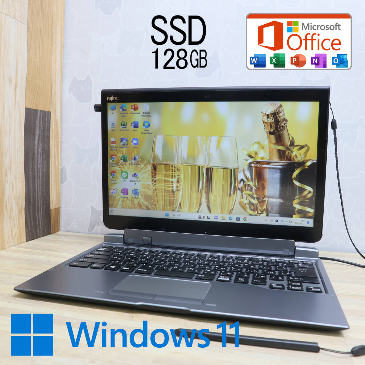 ☆超美品 新品SSD128GB☆S937/S Webカメラ Celeron 3965U Win11 MS