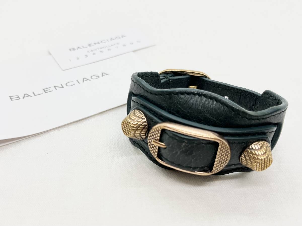 BALENCIAGA バレンシアガ レザーブレスレット 【公式通販】
