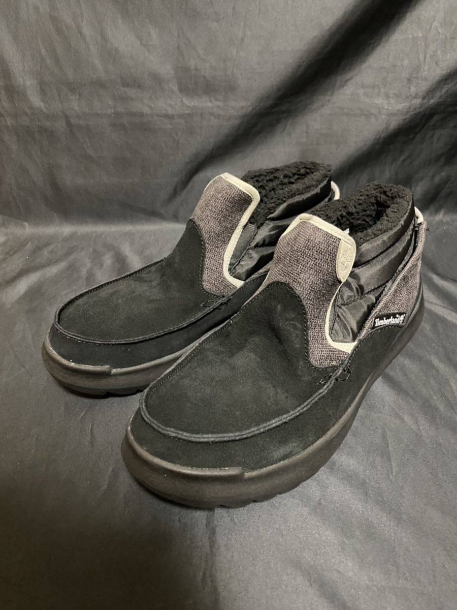 新品　ティンバーランド　スリップオン　２６センチ　ブーツ　ブラック