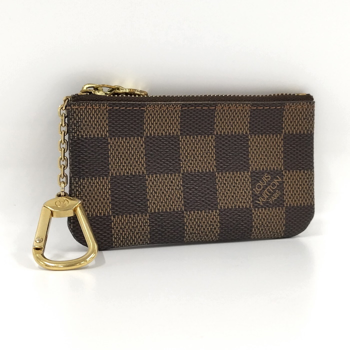 【中古】LOUIS VUITTON ポシェットクレ コインケース 小銭入れ ダミエ エベヌ N62658