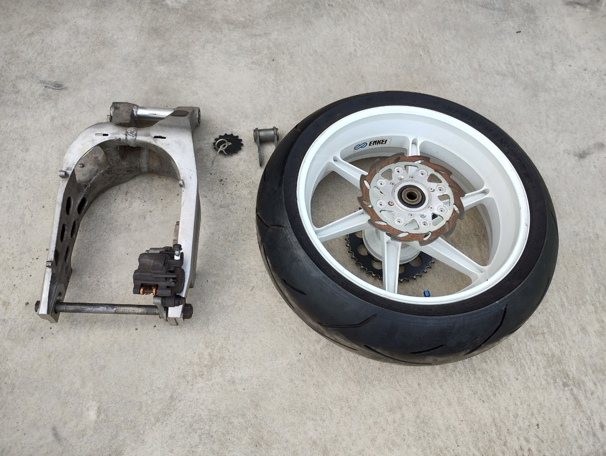 ☆希少☆CBR250RR MC22用 ニダボ 6j極太足190cm幅セット ポン付け