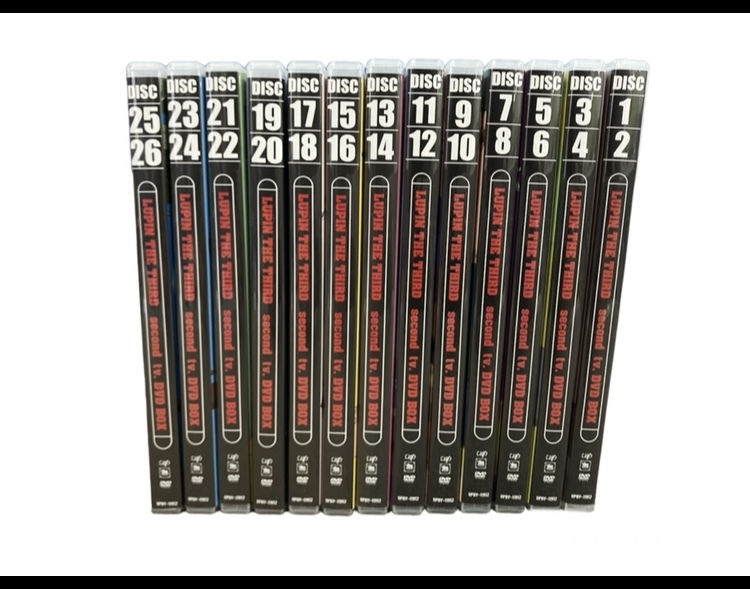 中古品 ルパン三世 second tv. DVD-BOX LUPIN THE THIRD DVD全26枚セット
