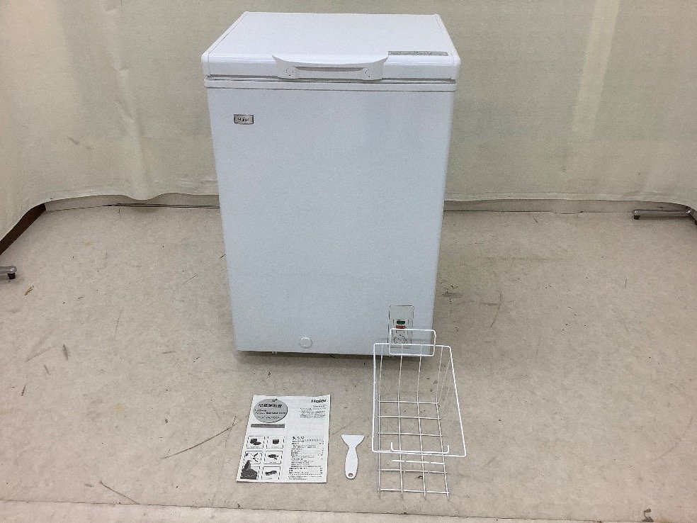 ハイアール 電気冷凍庫 JF-NC103F 動作確認済み 2016年製 上フタヘコミ