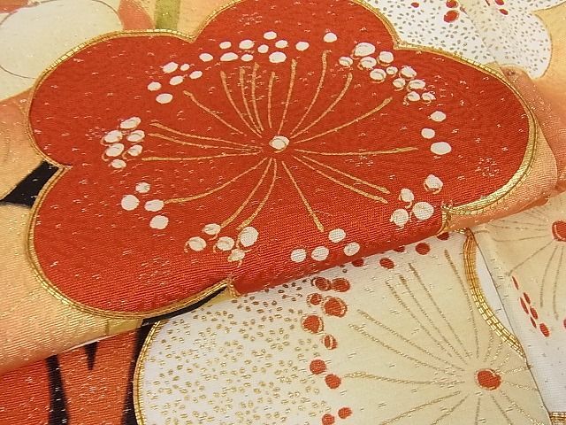 金彩 正絹 逸品 暈し染め 駒刺繍 平和屋着物○訪問着 | 枝