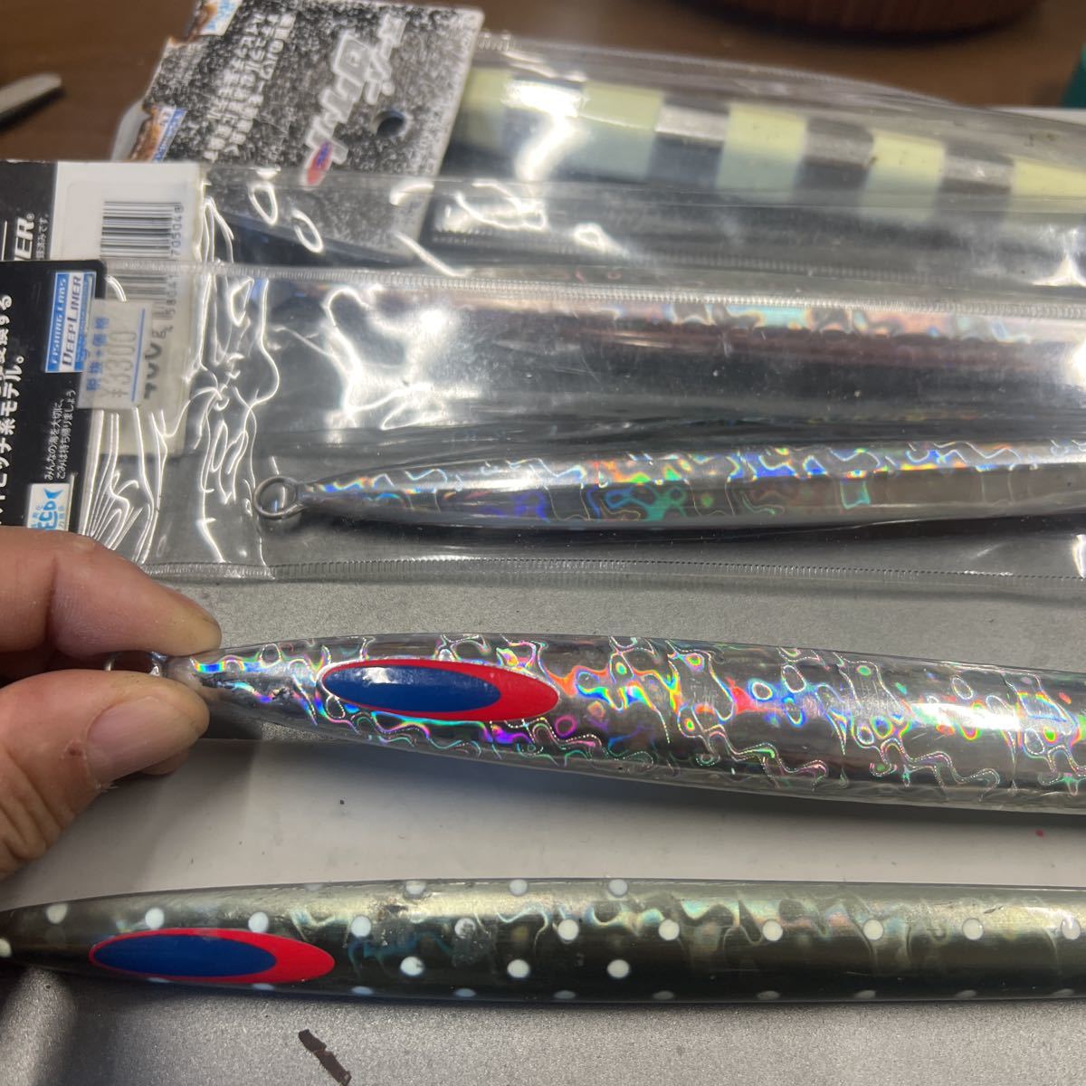 ディープライナー スーパーロケット5本セット 上から500g新品 400g新品
