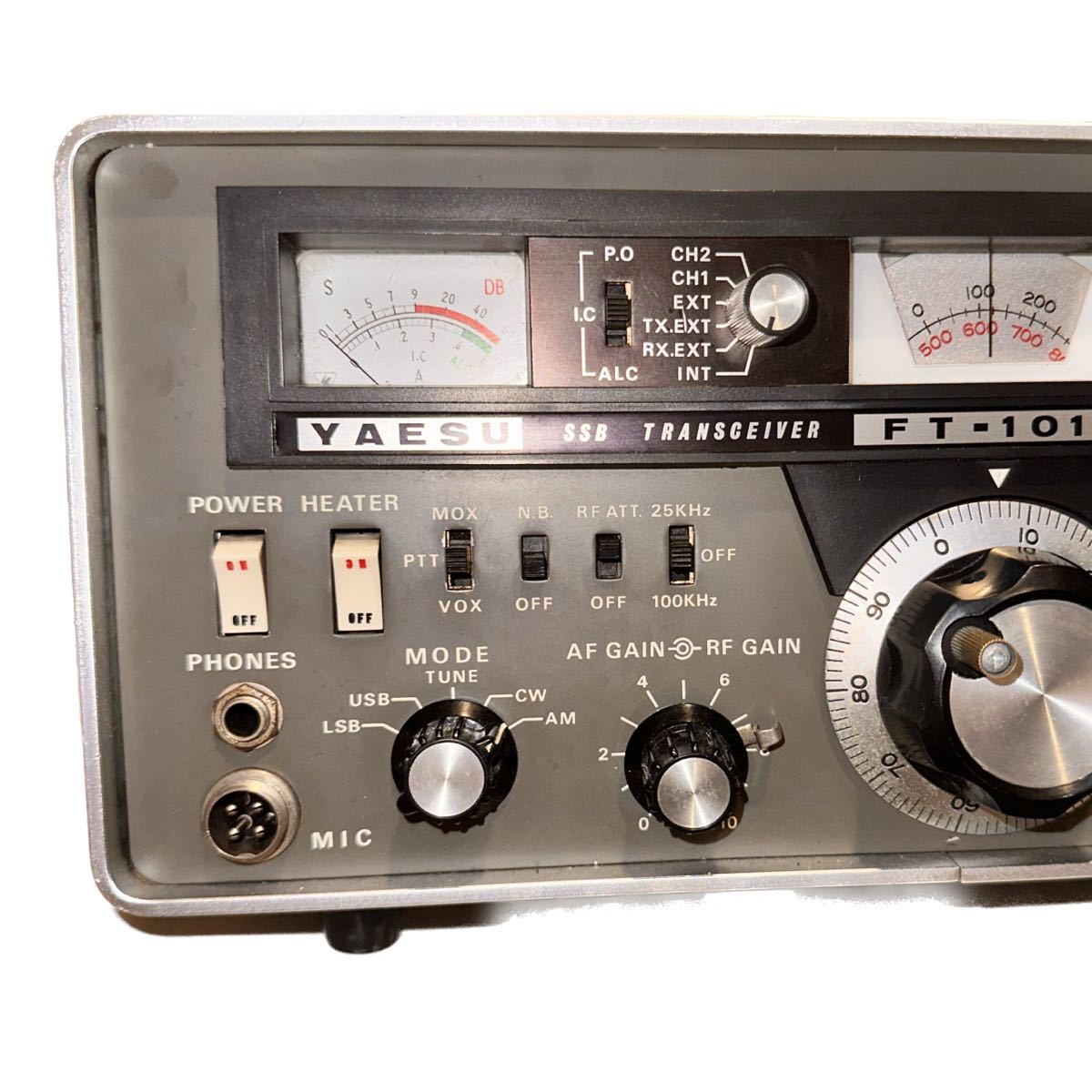 ヤエス　YAESU FT-101E 通電確認済み YAESU ヤエス 通電確認済み FT-101E Yahoo!オークション 無線機 中古