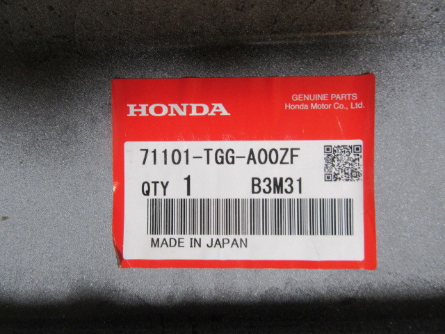 新車外し！ FK7シビックハッチバック 純正フロントバンパー ホワイト