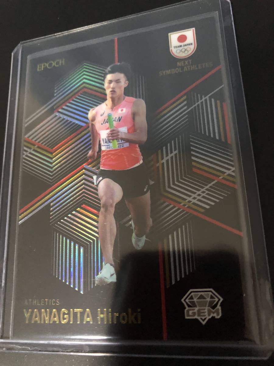 エポック EPOCH 2023 team japan symbol athletes インサートカード 栁