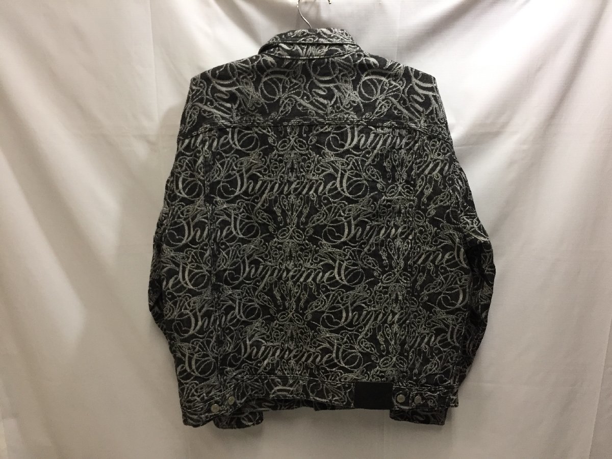 supreme Script Jacquard Denim Trucker Jacket サイズ:XL color 