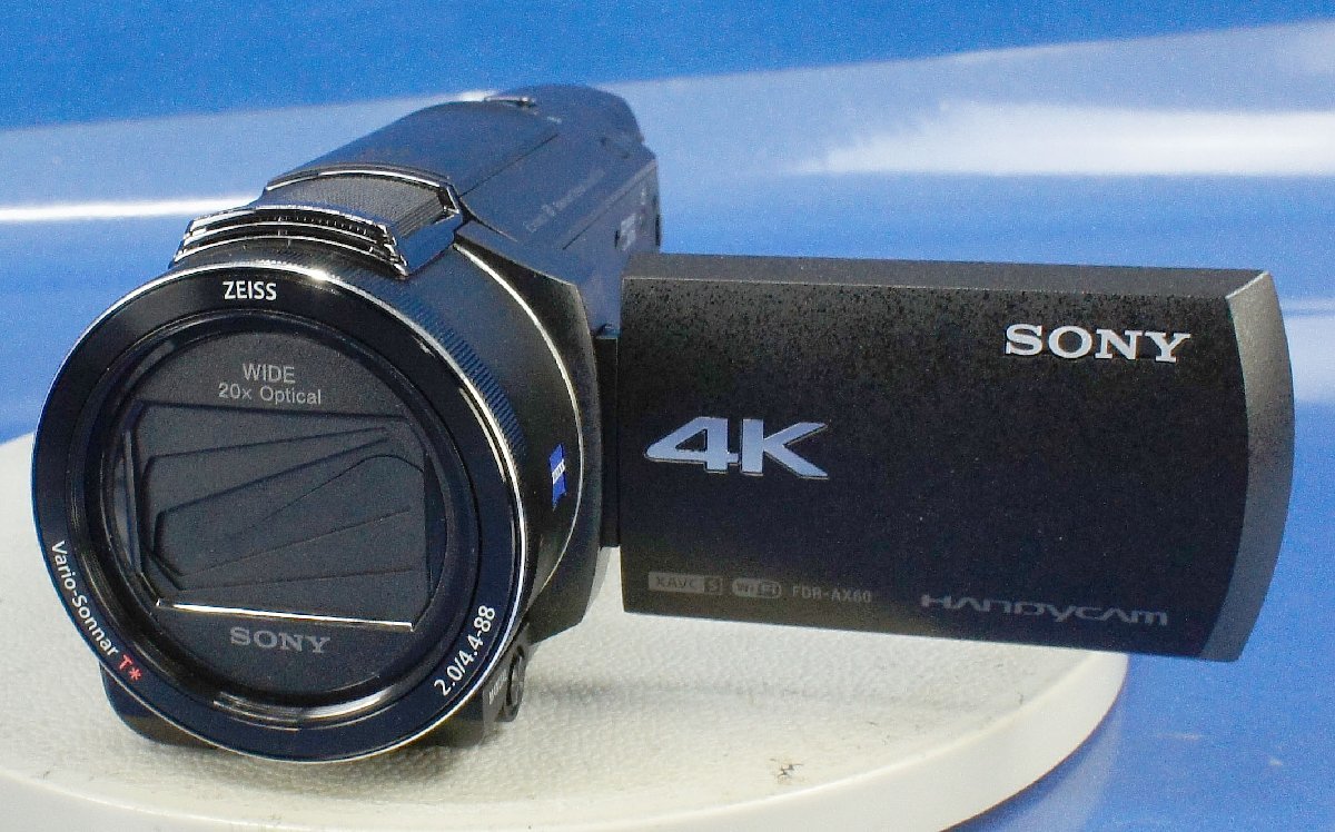 1円売り切り【 ジャンク品 】 ソニー SONY FDR AX60 4K ビデオ